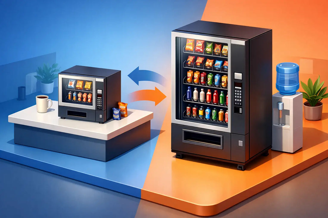 Tabletop vs Full Size Vending: Which Fits?