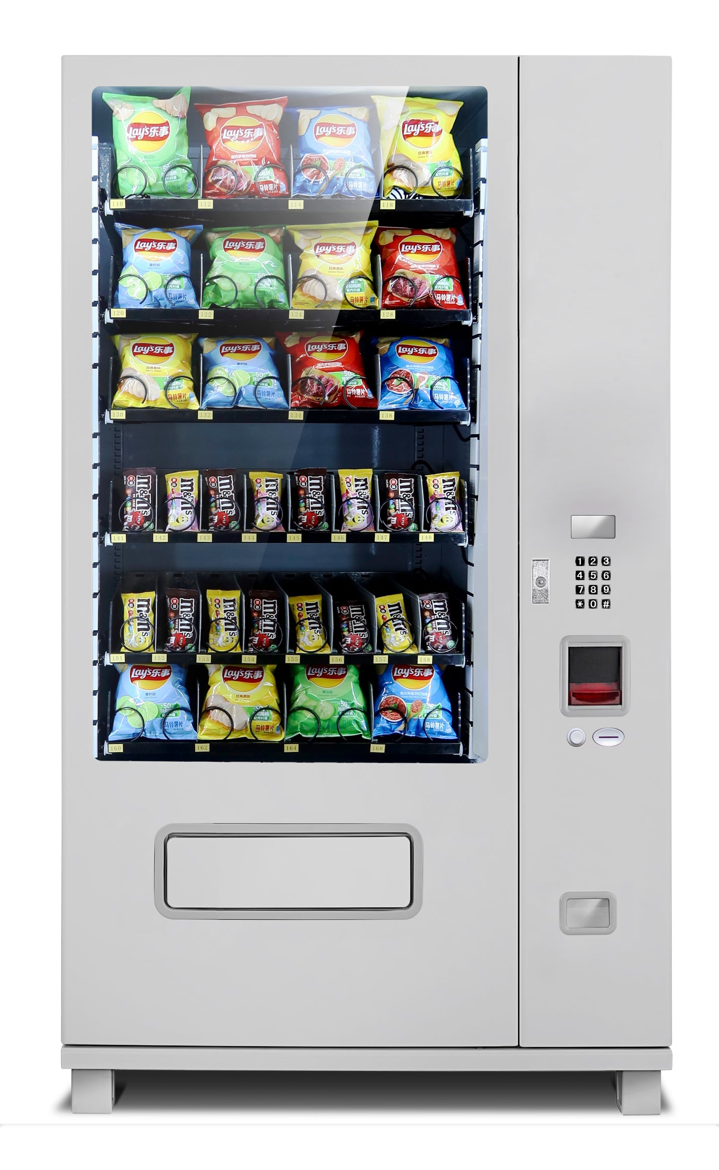 EPEX F632 Large Snack Vending Machine with LED Glass Front