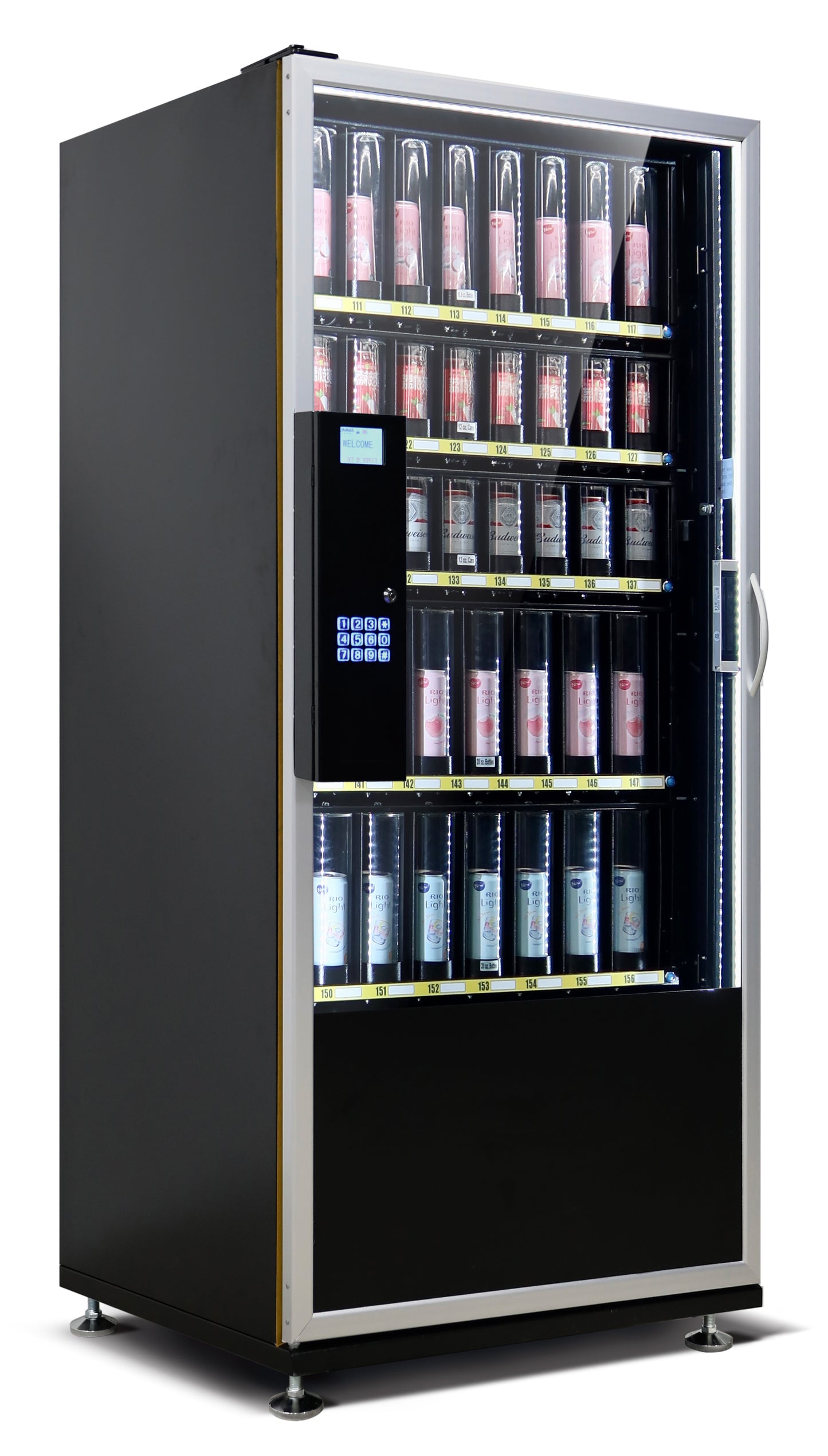 EPEX R654 Large Cashless Refrigerated Beverage Vending Machine with Open Door Pickup