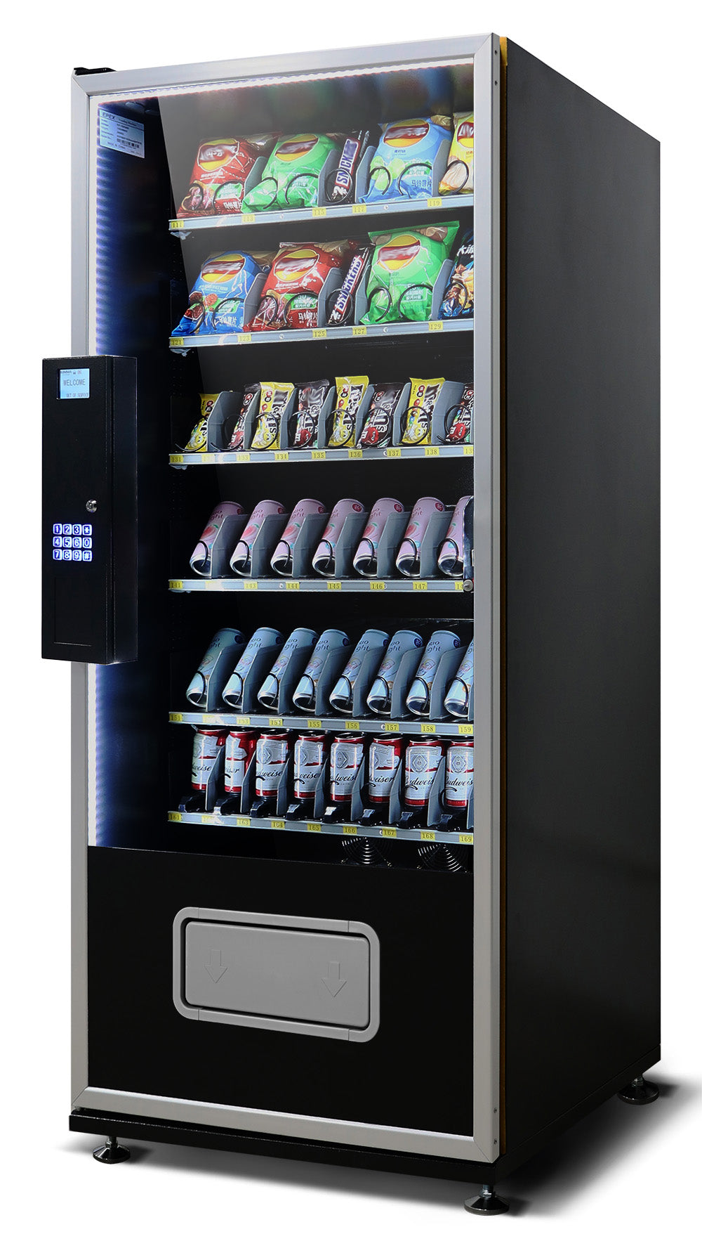 EPEX G654W Cashless Large Refrigerated Combo Vending Machine with