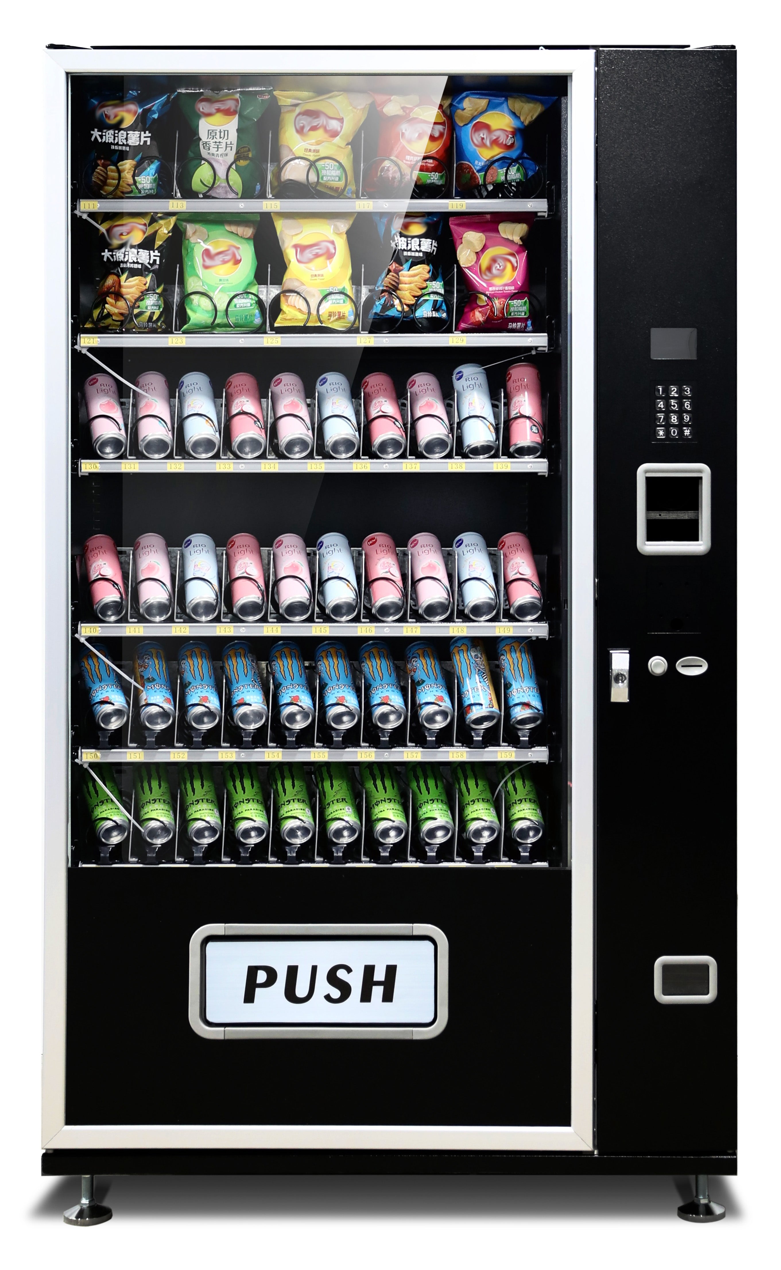 EPEX G660 Extra Large Beverage Snack Combo Vending Machine with