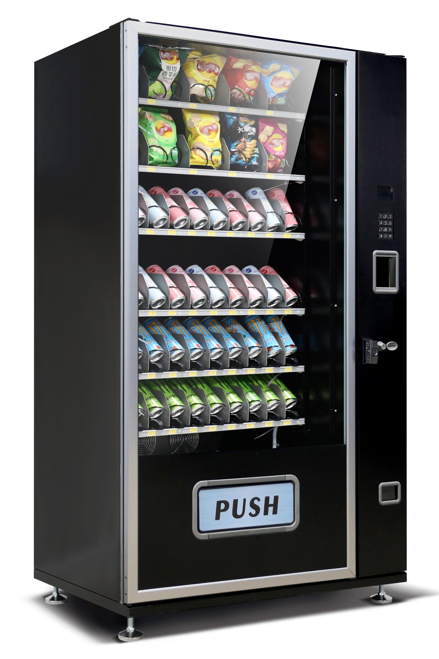 EPEX G660 Extra Large Beverage Snack Combo Vending Machine with Stratified Temp Control
