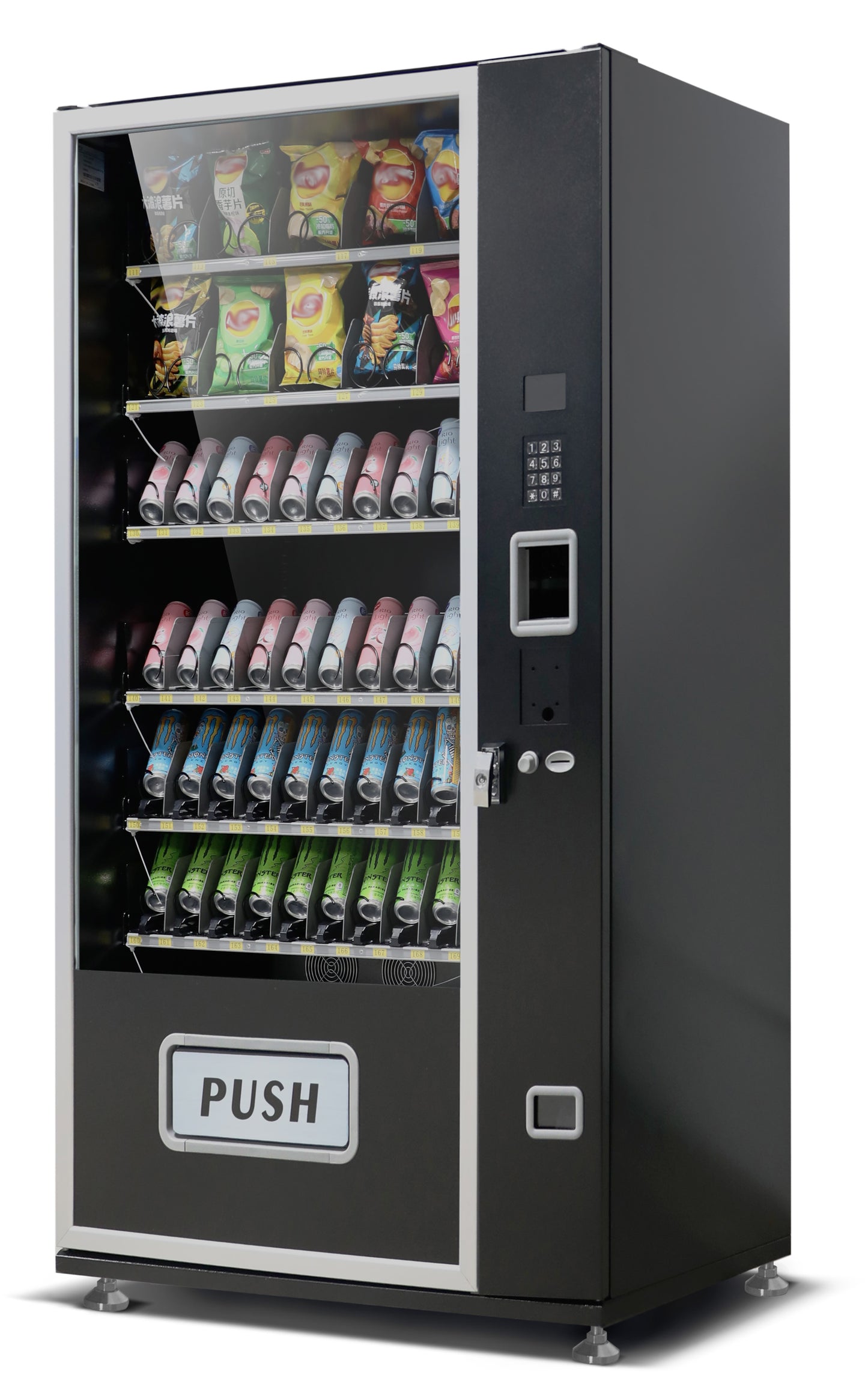 EPEX G660 Extra Large Beverage Snack Combo Vending Machine with Stratified Temp Control