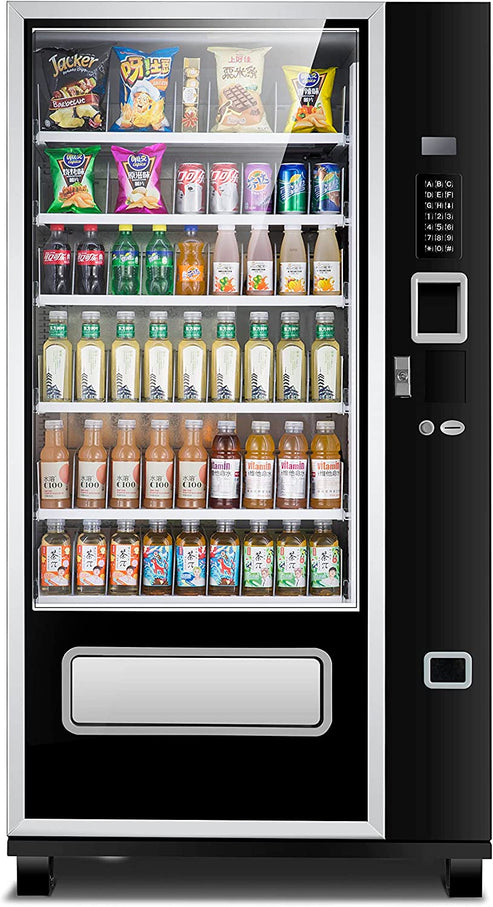 Eexploding Vending Machine EPEX G645 Large Beverage Snack Combo Vending Machine with Stratified T ...