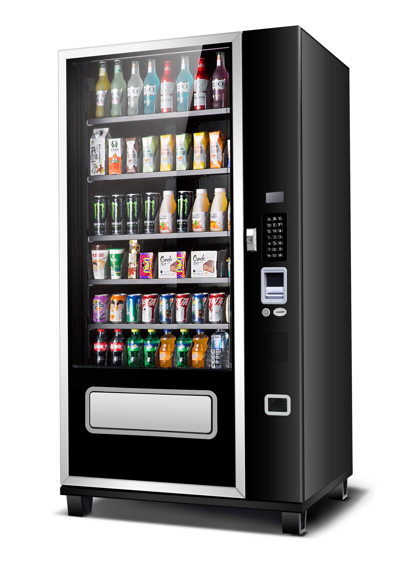 EPEX G645 Large Beverage Snack Combo Vending Machine with Stratified Temp Control